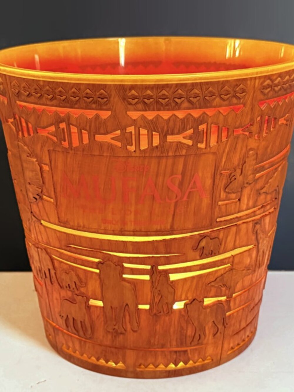 Disney AMC "Mufasa - Lion King" Plastic "Light-Up" Popcorn Bucket, 5 Available